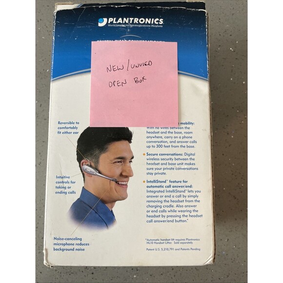 *READ* Plantronics CS50 Wireless Office Headset System PARTS ONLY - Picture 2 of 7